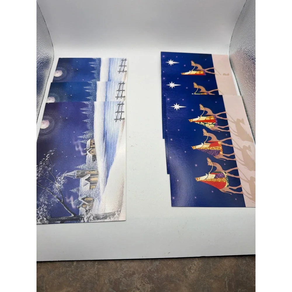 Holiday Time Religious Christmas Cards Nativity Shepherds Angels 19 Count Box